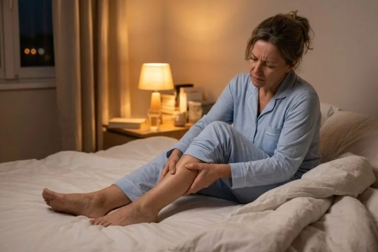 mal aux jambes la nuit au lit